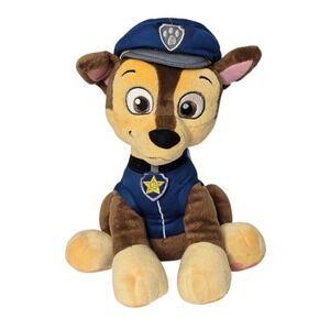 Nickelodeon Paw Patrol Chase Plush 12" German Shepherd Cartoon Police Puppy Toy‎